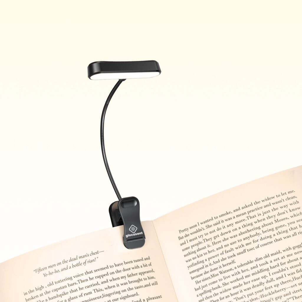 Glocusent Horizontal ET-head Amber Book Light with CRI 95