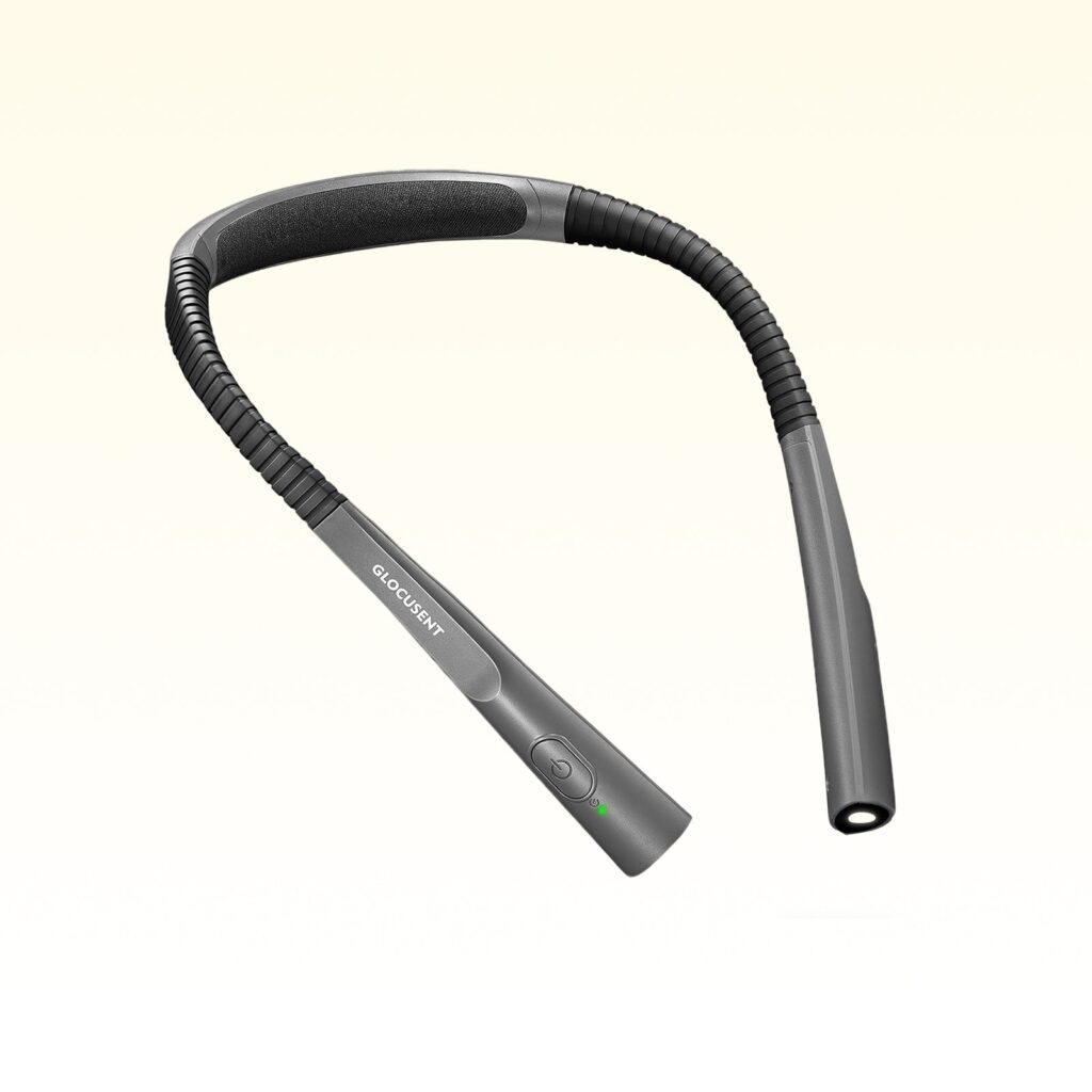 Glocusent Upgraded Rechargeable LED Neck Reading Light