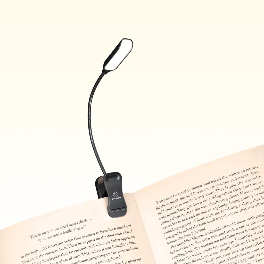 Glocusent Pocket-sized Clip-on Reading Light